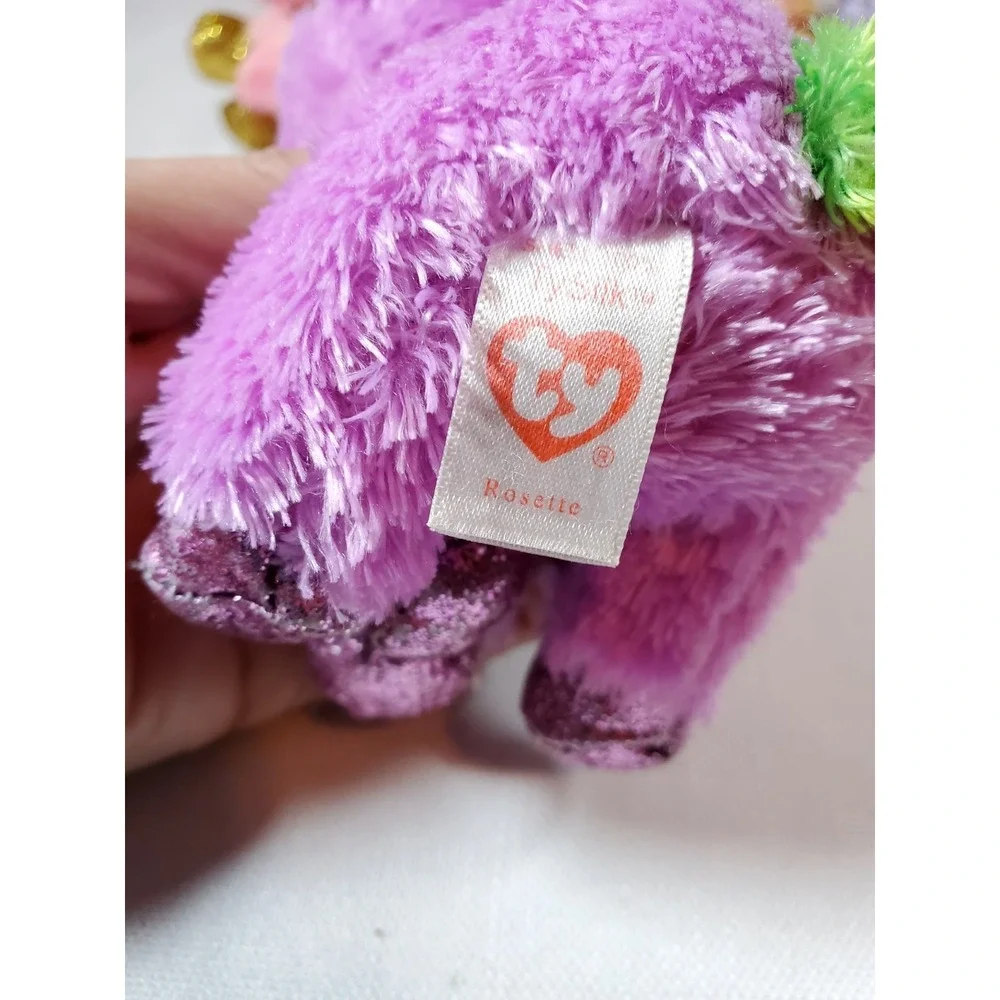 Lot Of 3 ● ty Silk Beanie Boos Plush ● Unicorns & Cat Big‎ Eye Stuffed Animals